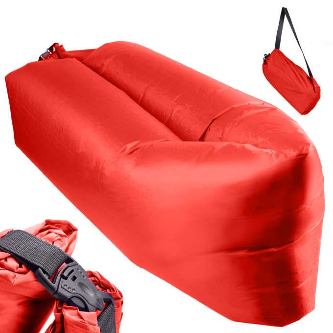 Täispuhutav diivan Lazy Bag, punane (la..